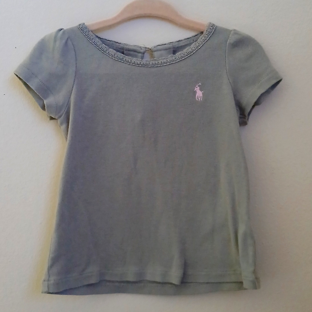 Ralph Lauren children's Grey Shirt. Size 12 months